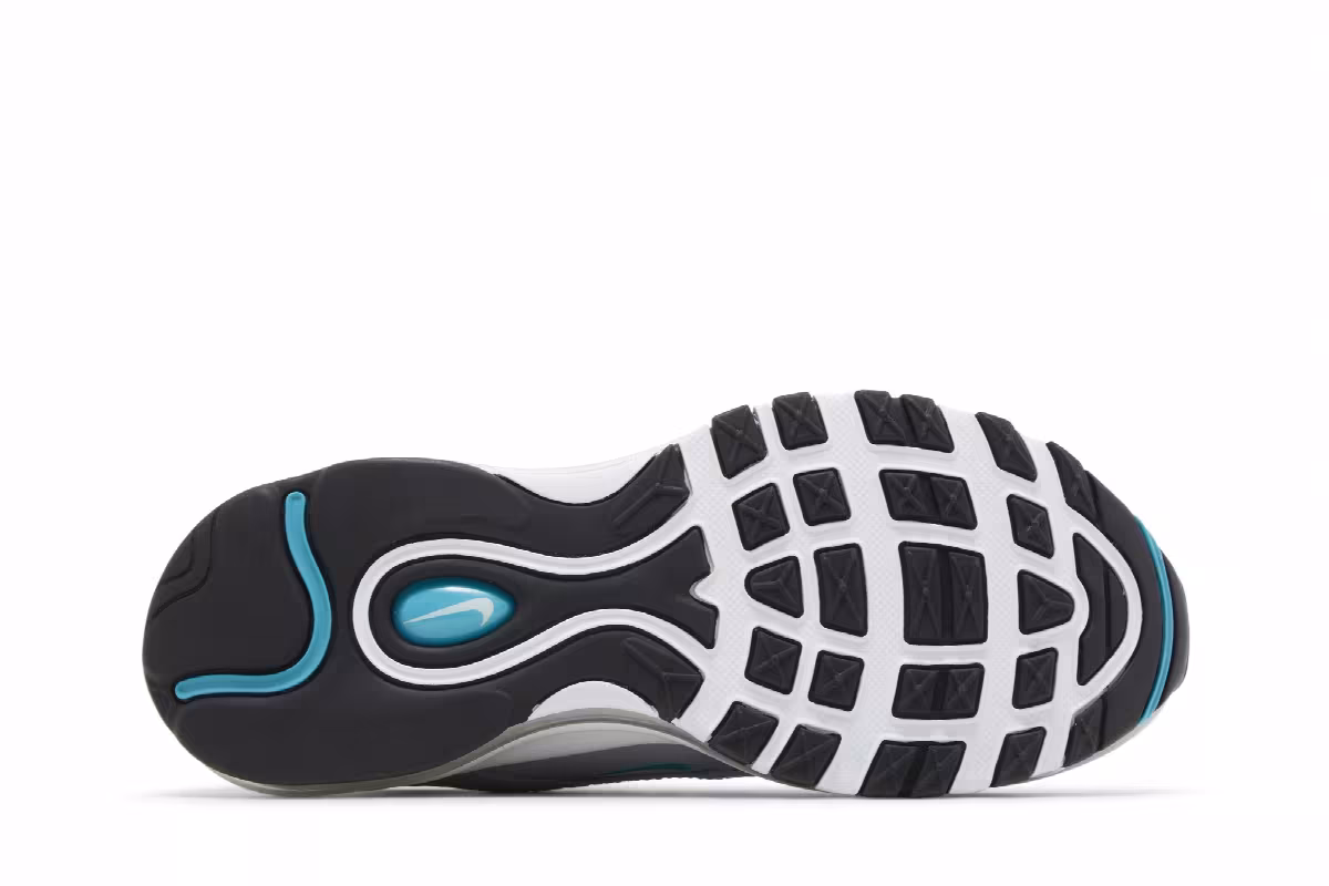 Nike Women's Air Max 97 SE Wolf Grey Teal Nebula, view 5