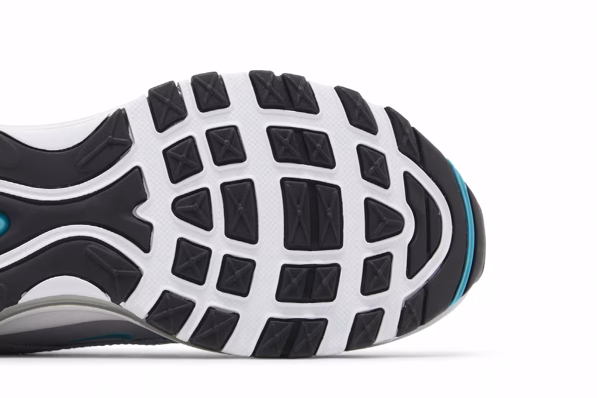 Nike Women's Air Max 97 SE Wolf Grey Teal Nebula, view 6