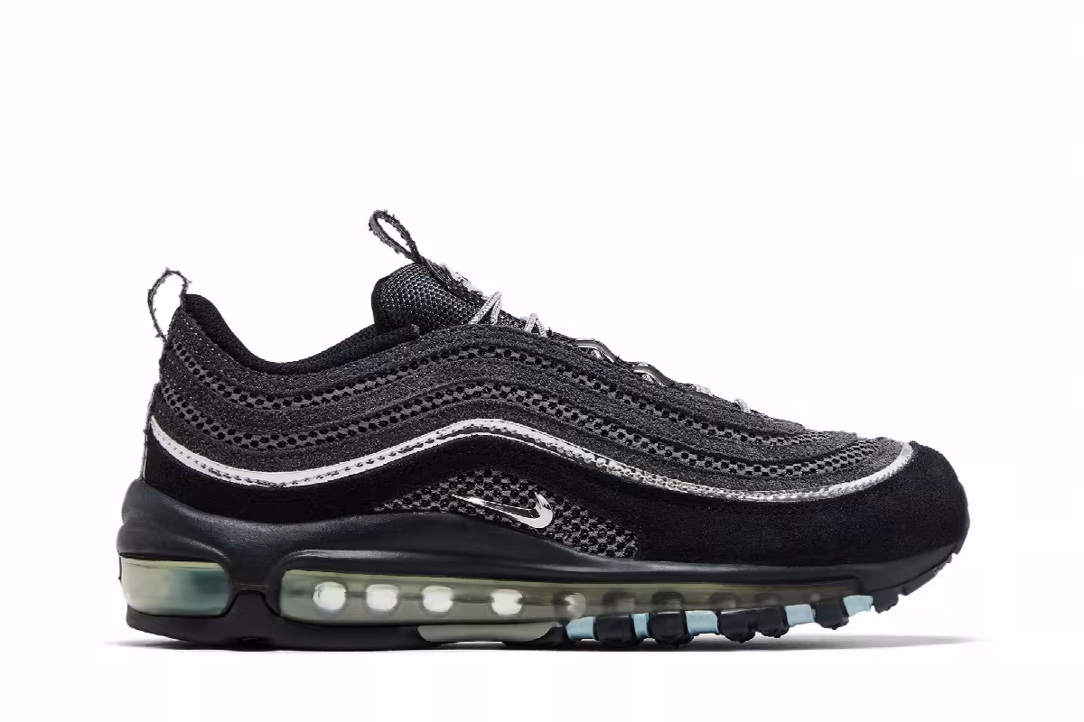 Nike Women's Air Max 97 Black Chrome, view 2