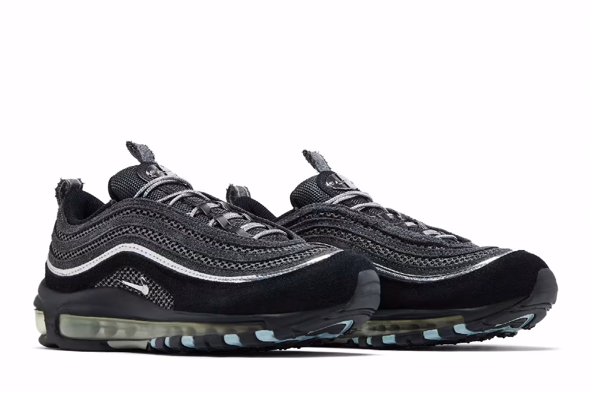 Nike Women's Air Max 97 Black Chrome, view 9
