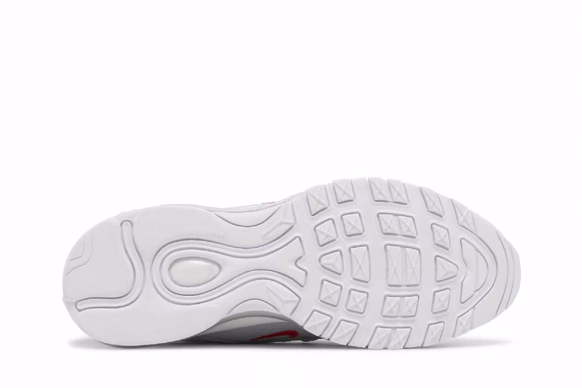 Nike Air Max 97 GS Pure Platinum Light Crimson, view 5