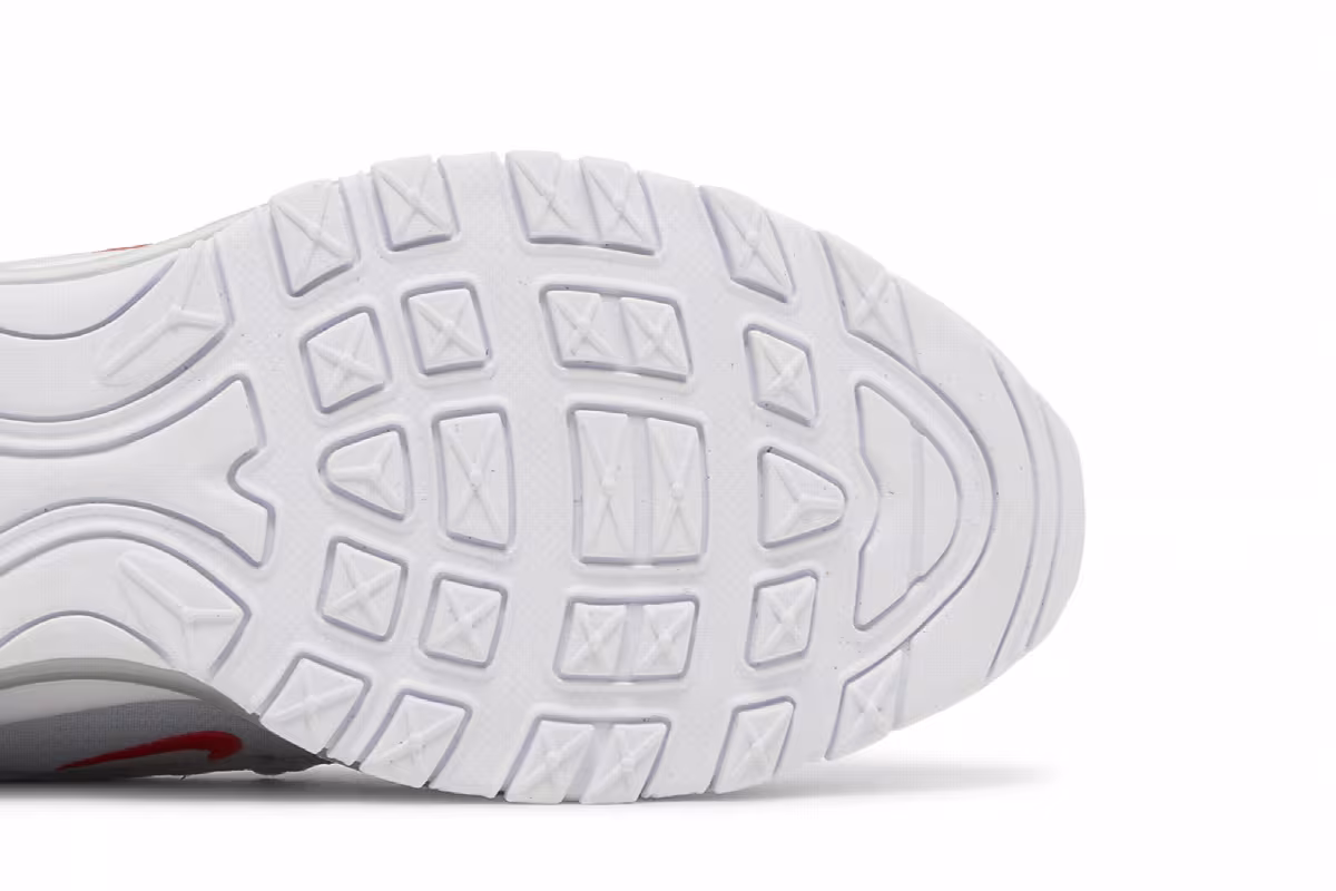 Nike Air Max 97 GS Pure Platinum Light Crimson, view 6