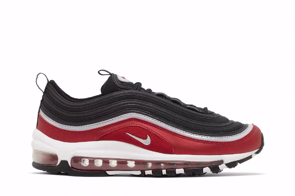 Nike Air Max 97 SE GS Black Varsity Red, view 2