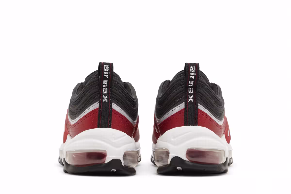 Nike Air Max 97 SE GS Black Varsity Red, view 7