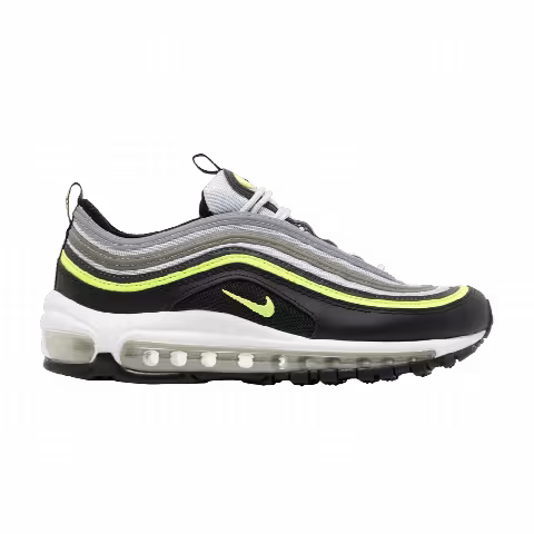 Nike Air Max 97 GS 'Platinum Black Volt'