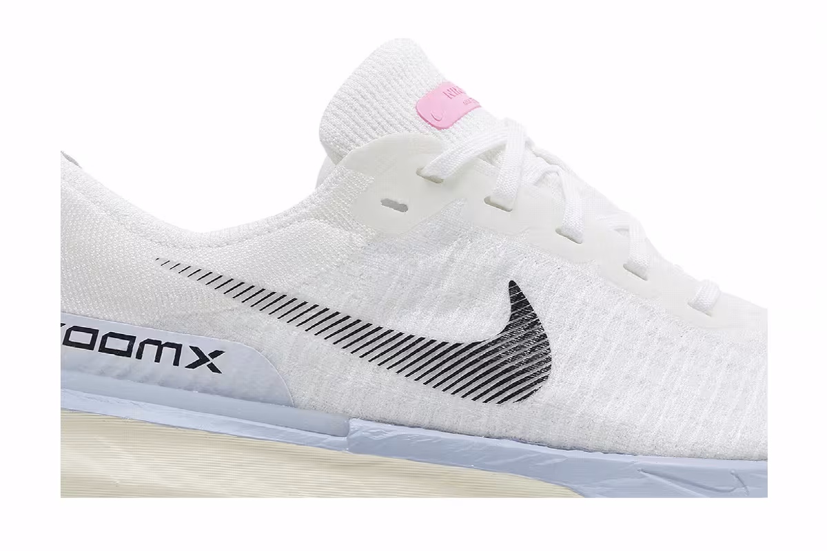 Nike Men's ZoomX Invincible Run Flyknit 3 White Cobalt Bliss, view 3