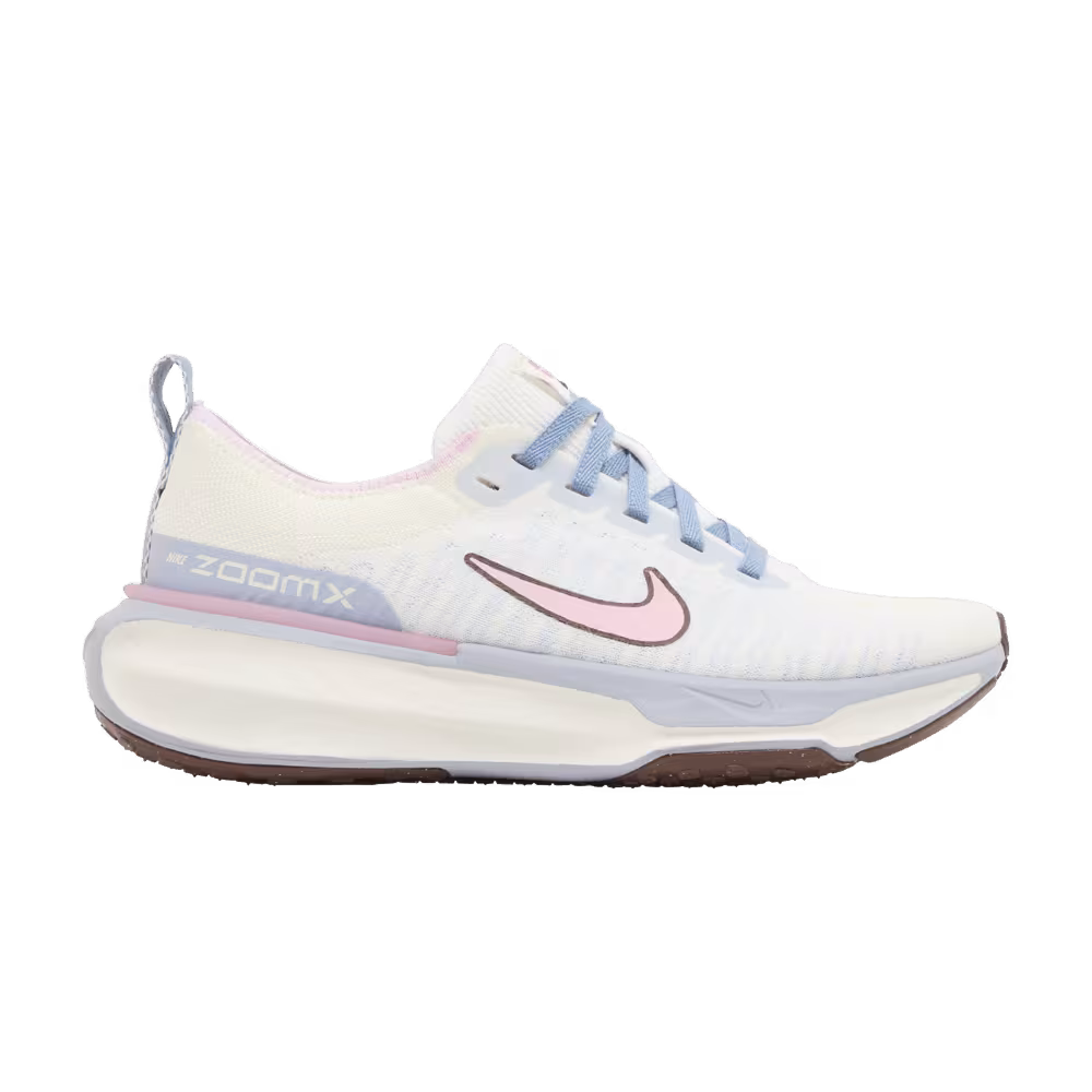 Nike Women's ZoomX Invincible 3 Blue Whisper Soft Pink