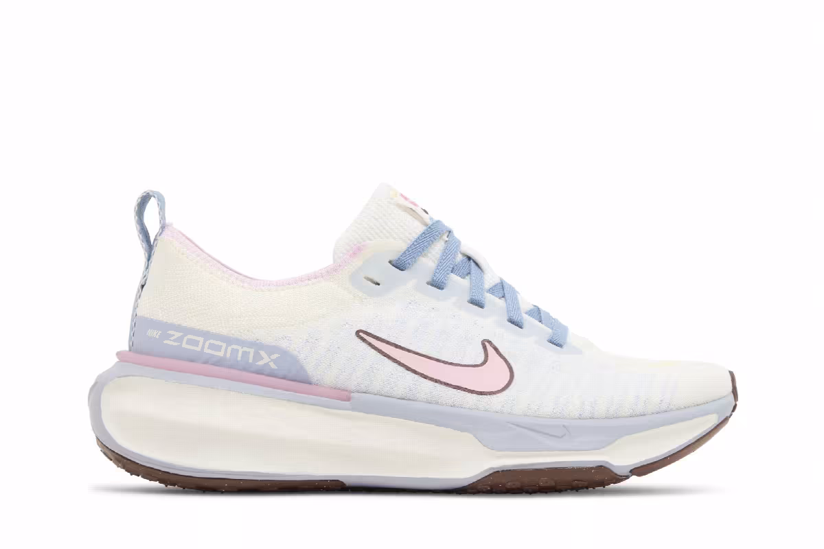 Nike Women's ZoomX Invincible 3 Blue Whisper Soft Pink, view 2