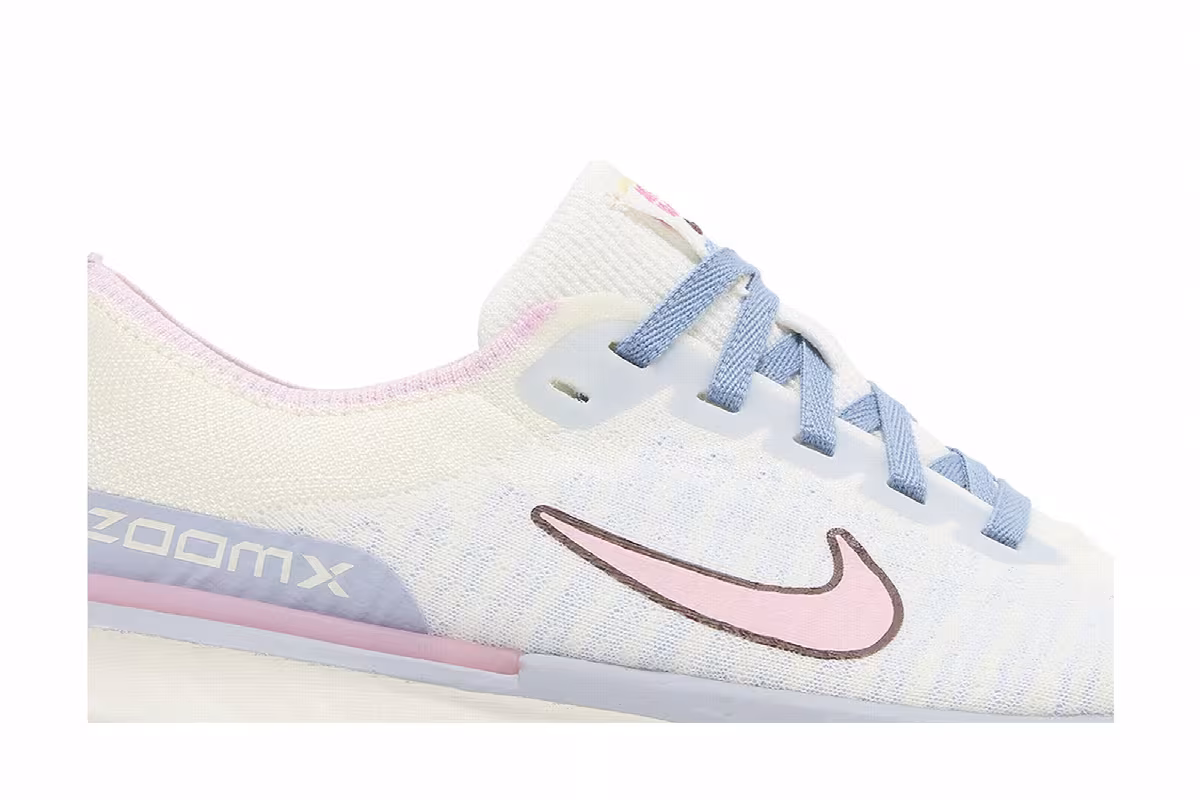 Nike Women's ZoomX Invincible 3 Blue Whisper Soft Pink, view 3