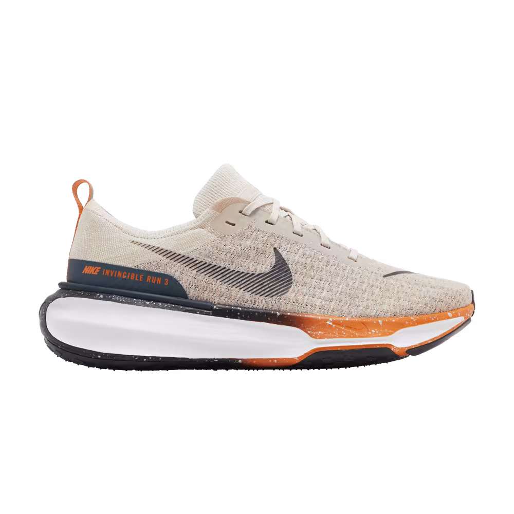 Nike ZoomX Invincible Run Flyknit 3 Oatmeal Safety Orange