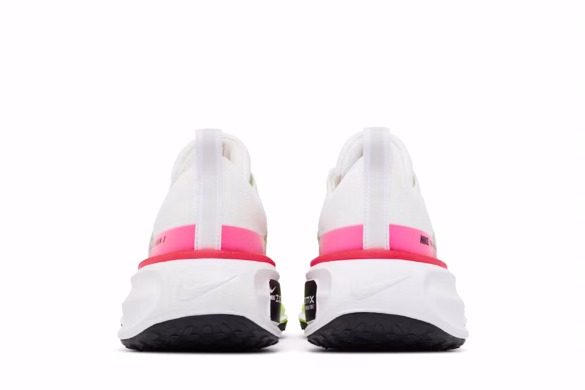 Nike ZoomX Invincible Run Flyknit 3 White Volt Hyper Pink, view 7