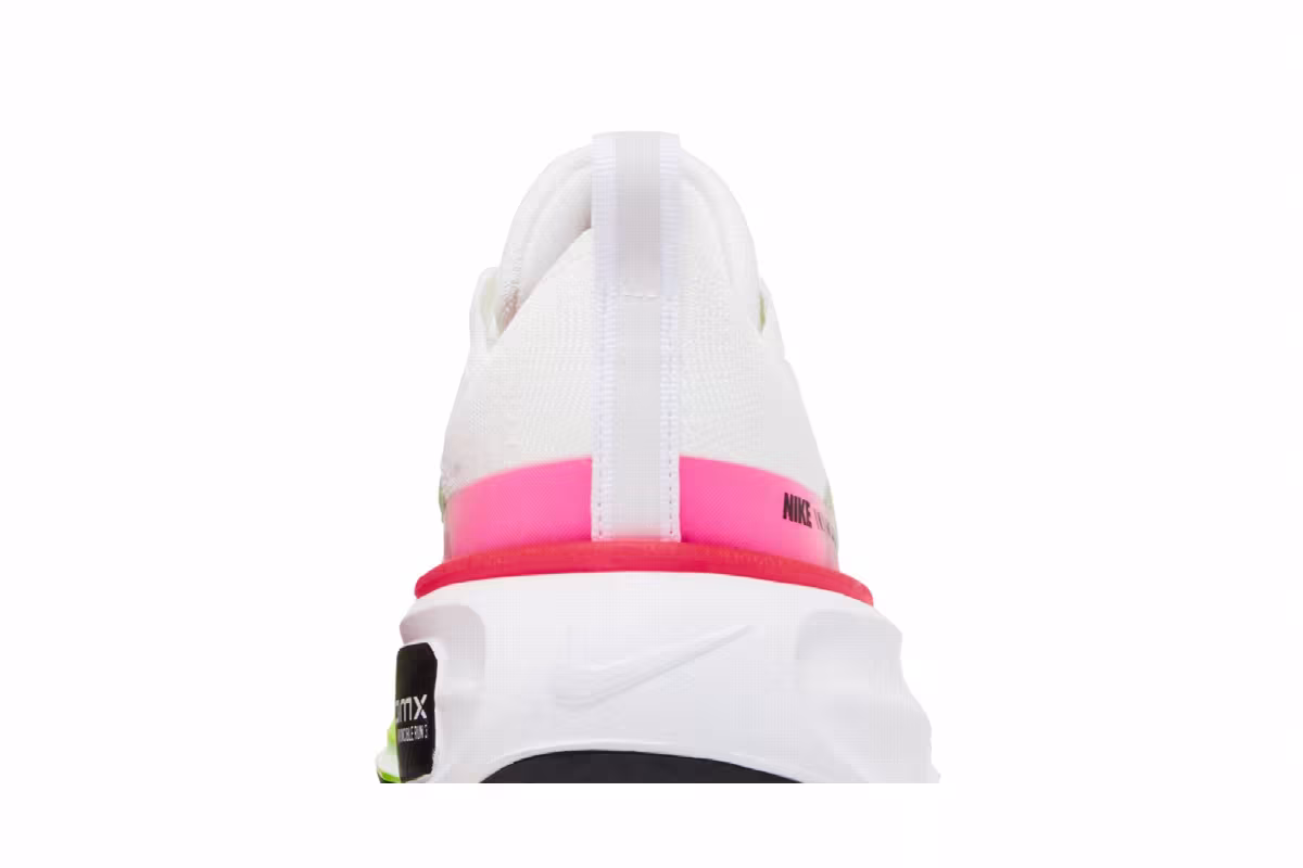 Nike ZoomX Invincible Run Flyknit 3 White Volt Hyper Pink, view 8