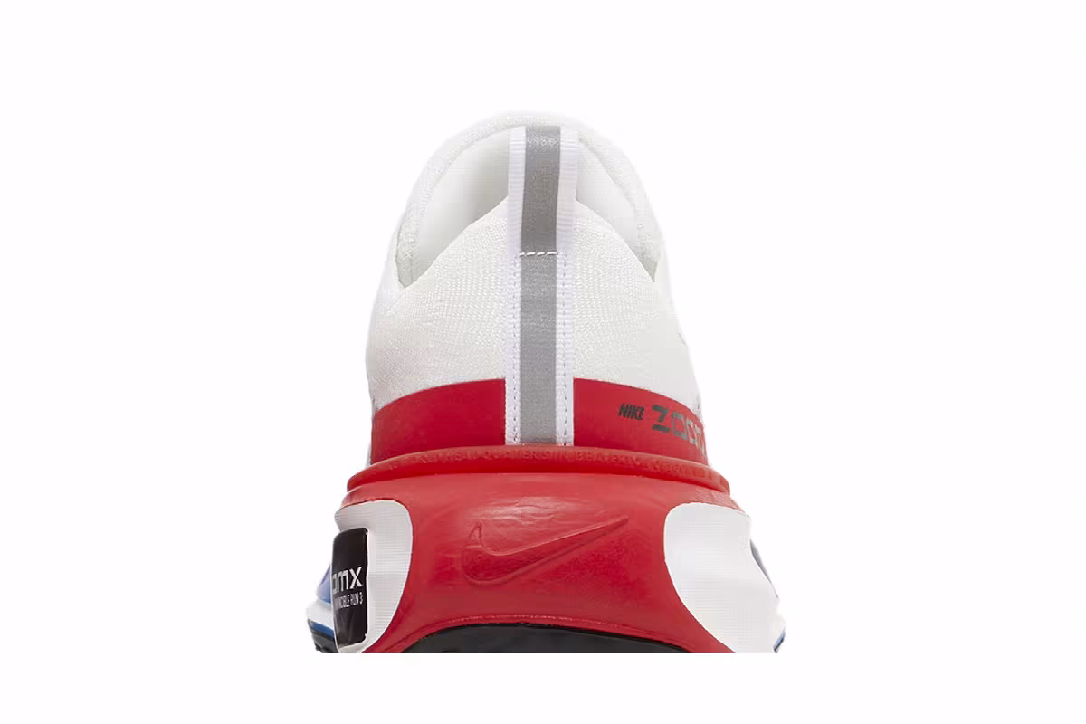 Nike ZoomX Invincible 3 White Photo Blue Red, view 8