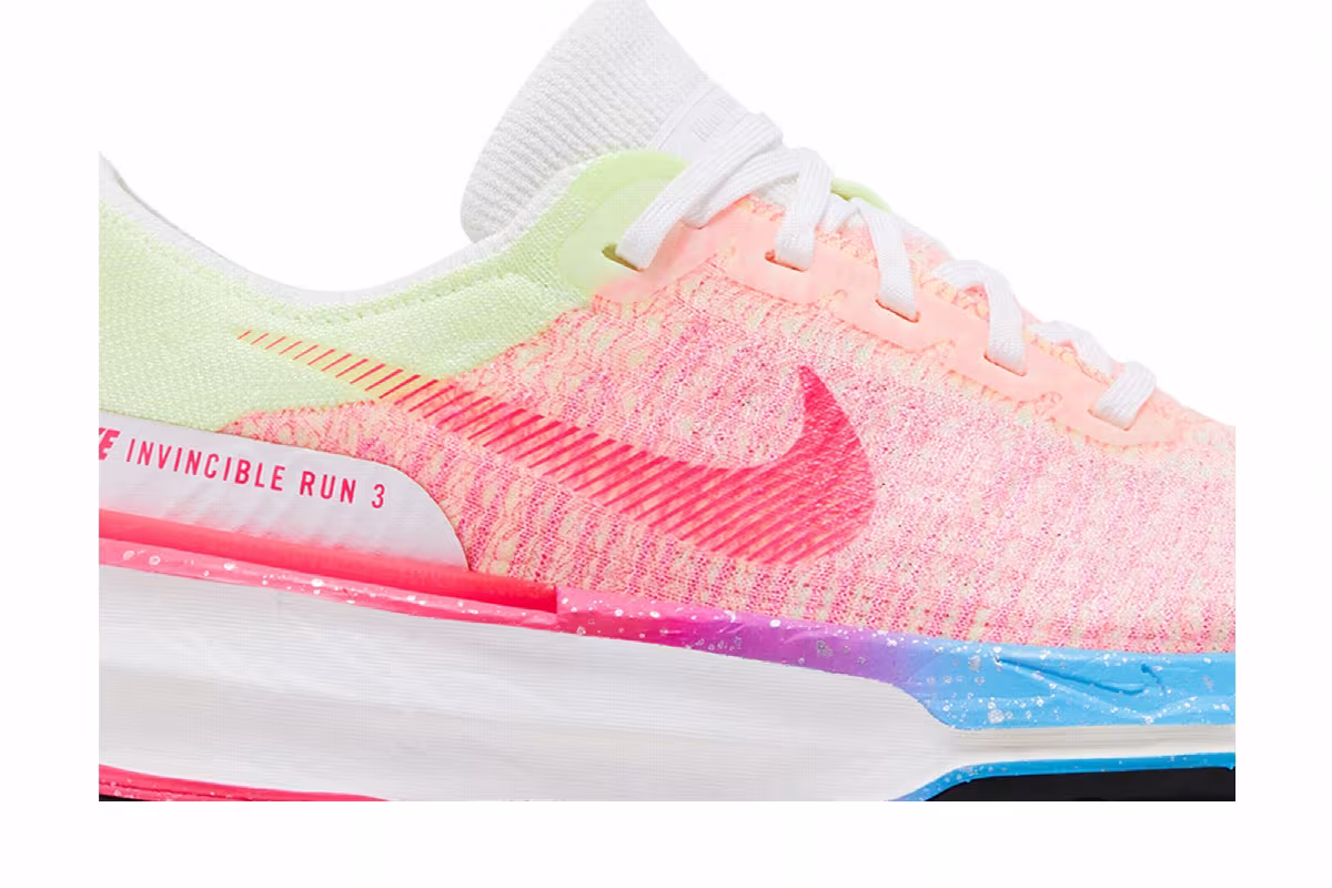 Nike Women's ZoomX Invincible 3 Barely Volt Hyper Pink, view 3