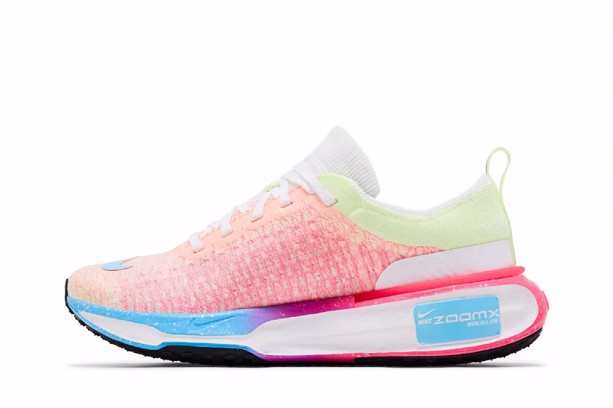 Nike Women's ZoomX Invincible 3 Barely Volt Hyper Pink, view 4