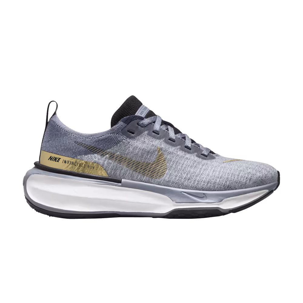 Nike Women's ZoomX Invincible 3 Ashen Slate Metallic Gold