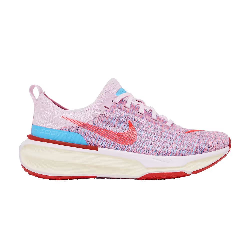 Nike Women's ZoomX Invincible 3 Pink Foam Racer Blue