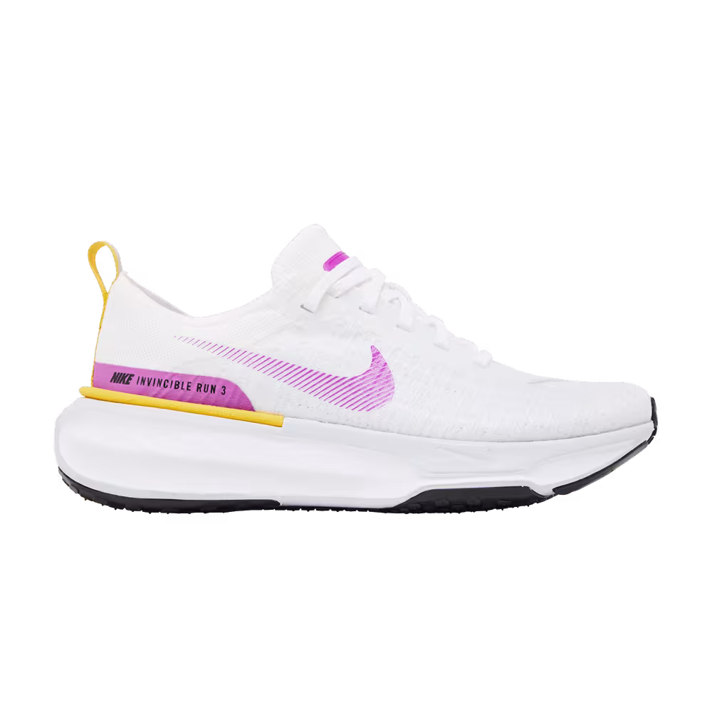 Nike Women's ZoomX Invincible 3 White Vivid Purple