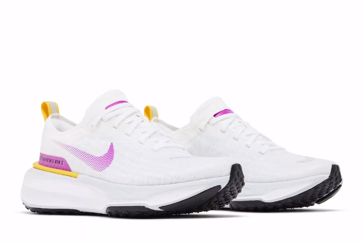 Nike Women's ZoomX Invincible 3 White Vivid Purple, view 9