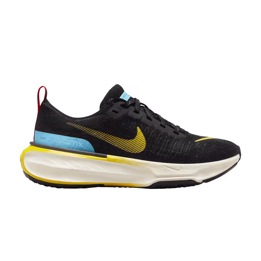 Nike Women's ZoomX Invincible 3 Black Baltic Blue Yellow