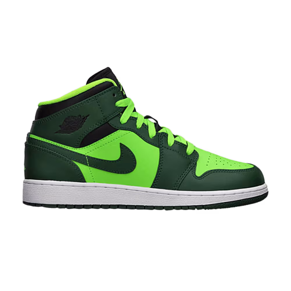 Air Jordan 1 Mid GS Gorge Green
