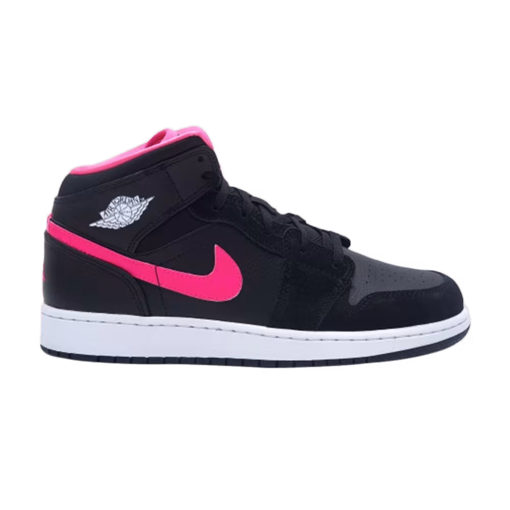 Air Jordan 1 Mid GS Hyper Pink