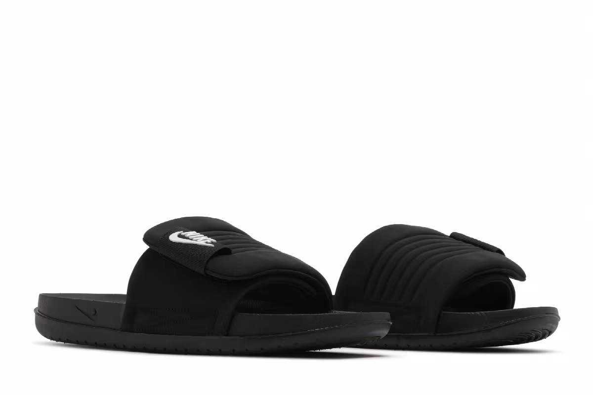 Nike Offcourt Adjust Slide Black White, view 9