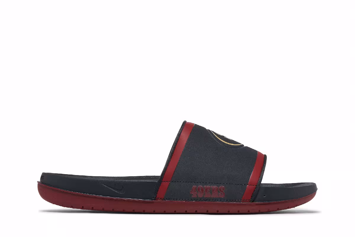 NFL x Nike Offcourt Slide San Francisco 49ers 2023, view 2
