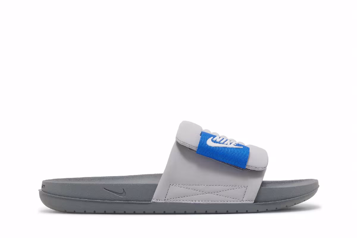 Nike Offcourt Adjust Slide Wolf Grey Royal, view 2