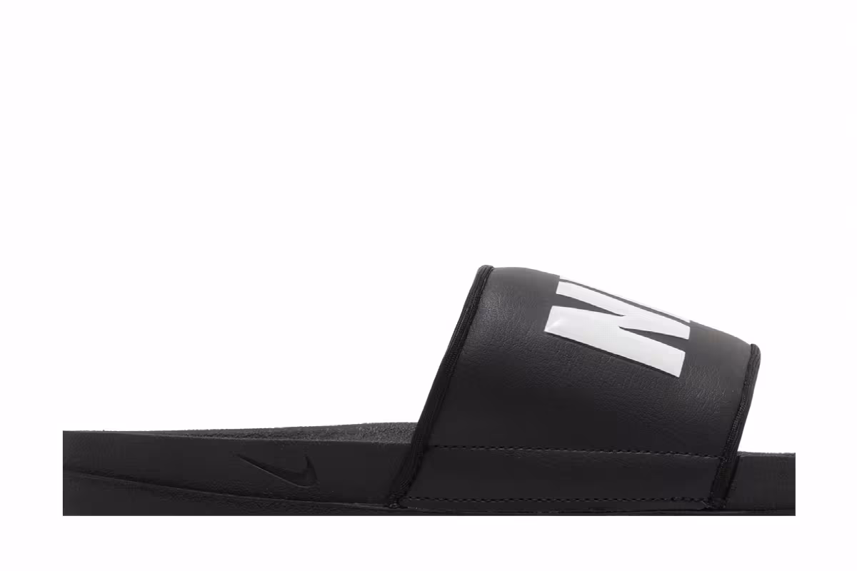 Nike Women's Offcourt Slide Black White, view 3