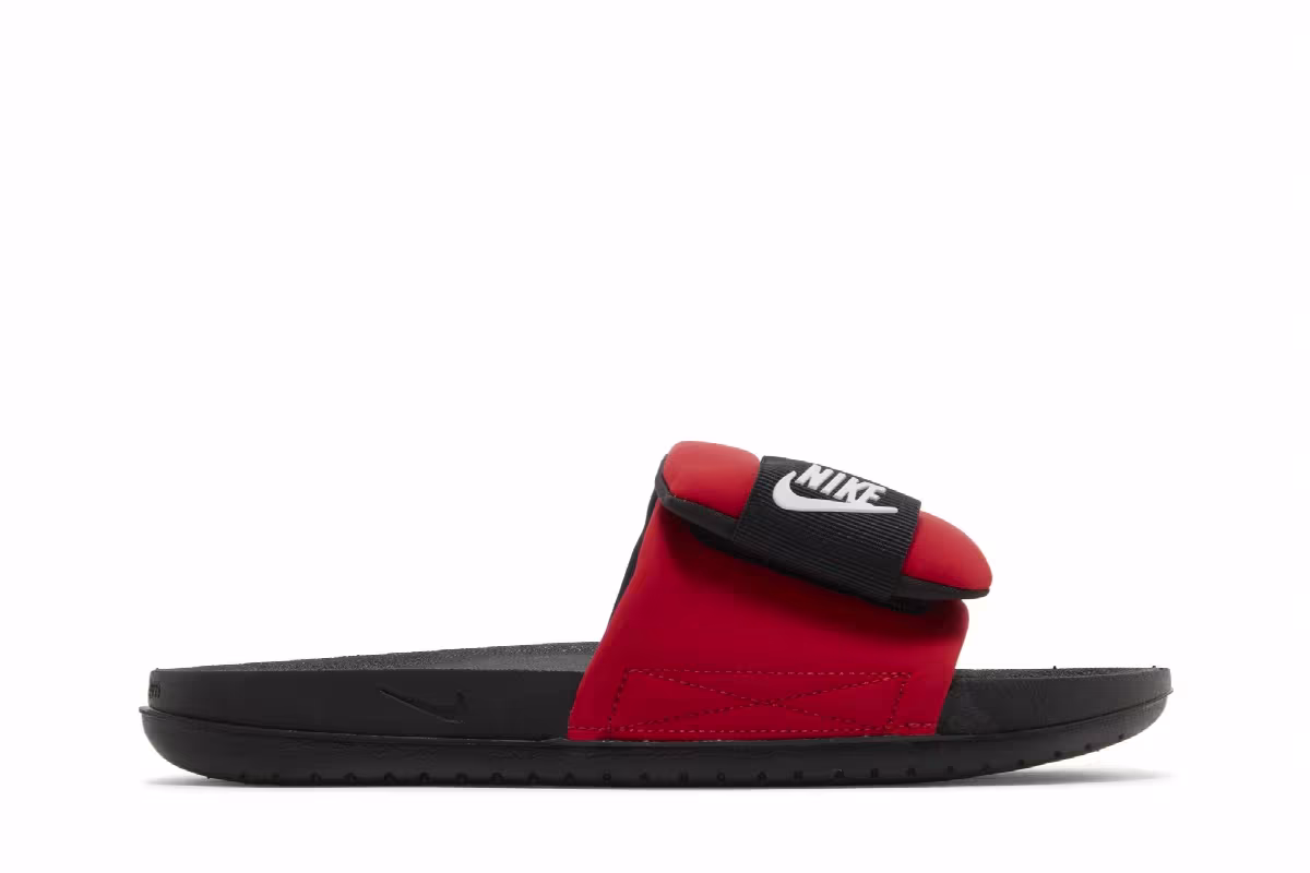 Nike Offcourt Adjust Slide University Red Black, view 2