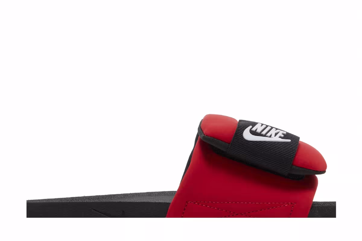 Nike Offcourt Adjust Slide University Red Black, view 3