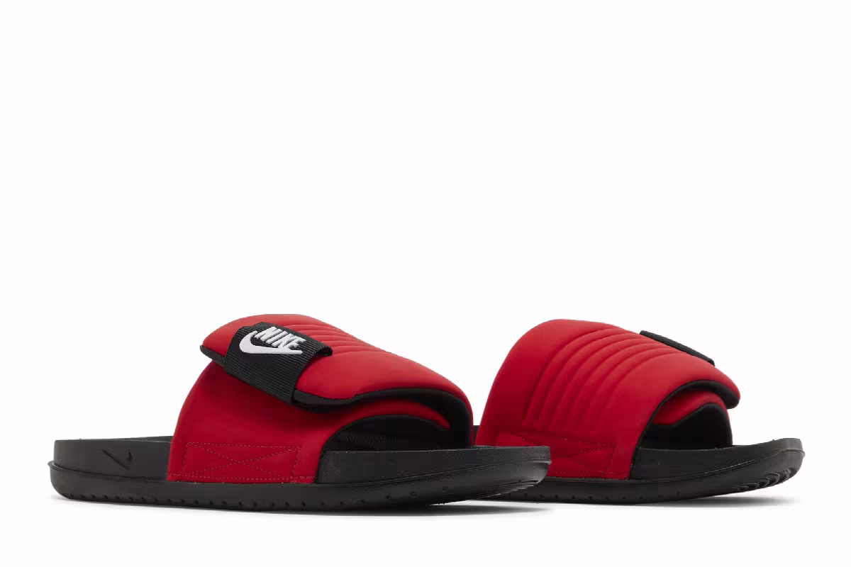Nike Offcourt Adjust Slide University Red Black, view 9