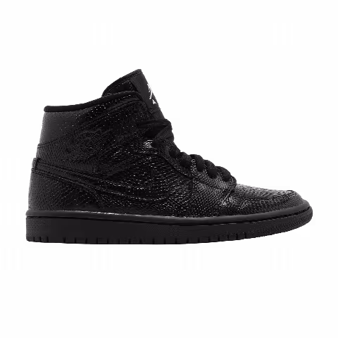 Wmns Air Jordan 1 Mid 'Black Snakeskin'