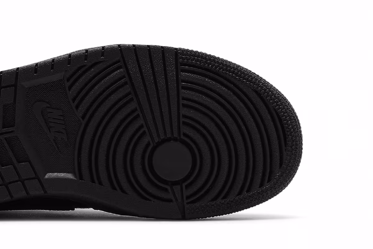 Women's Air Jordan 1 Mid Black Snakeskin, view 6