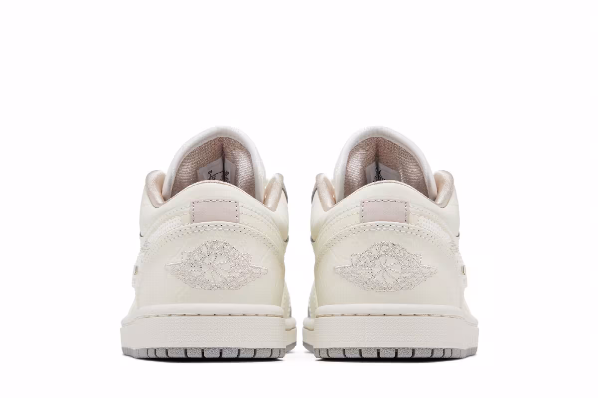 Women's Air Jordan 1 Low Sail Soft Pearl Sequins, view 7