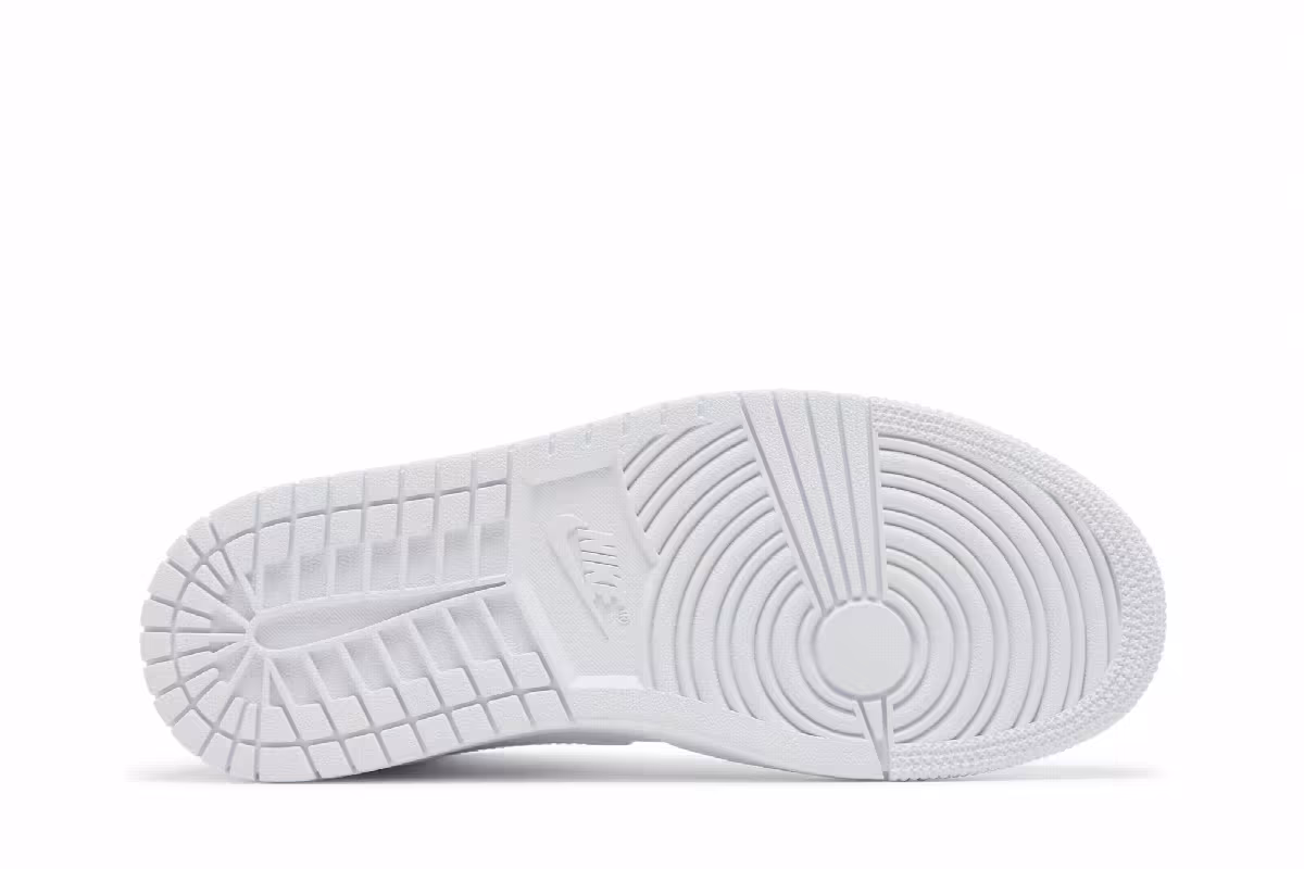 Women's Air Jordan Mid Triple White 2022, view 5