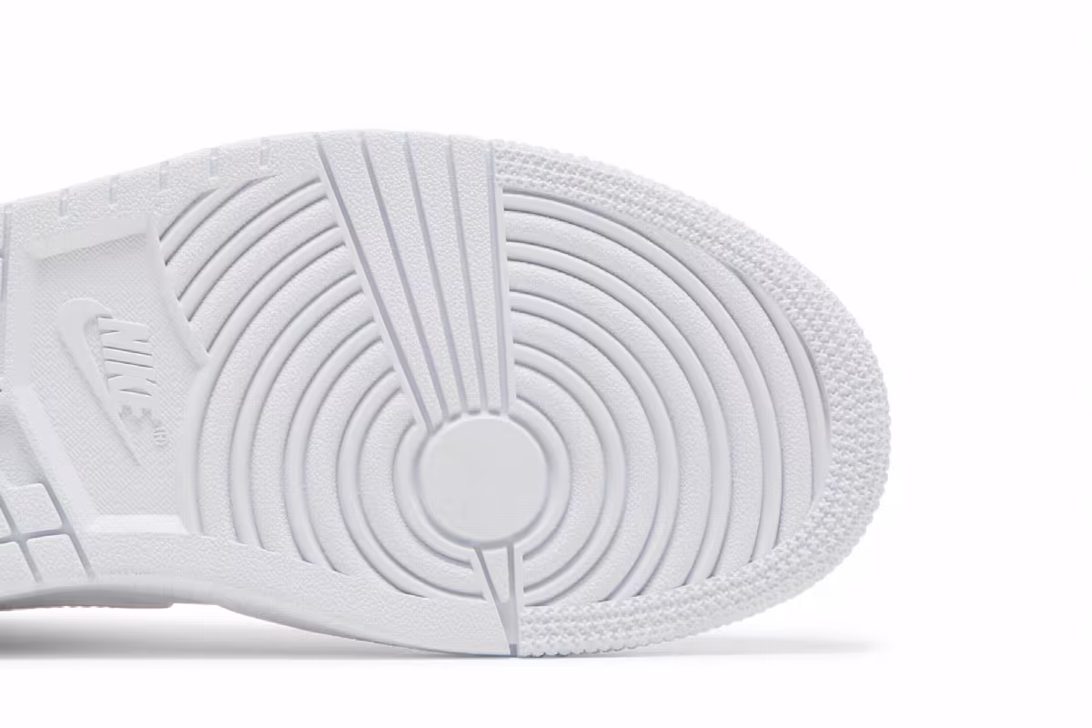 Women's Air Jordan Mid Triple White 2022, view 6