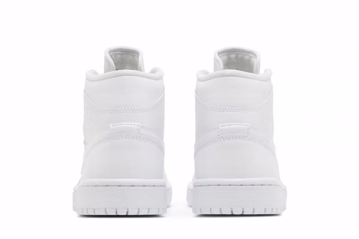 Women's Air Jordan Mid Triple White 2022, view 7