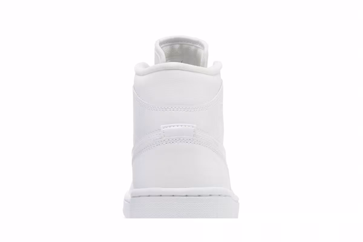 Women's Air Jordan Mid Triple White 2022, view 8