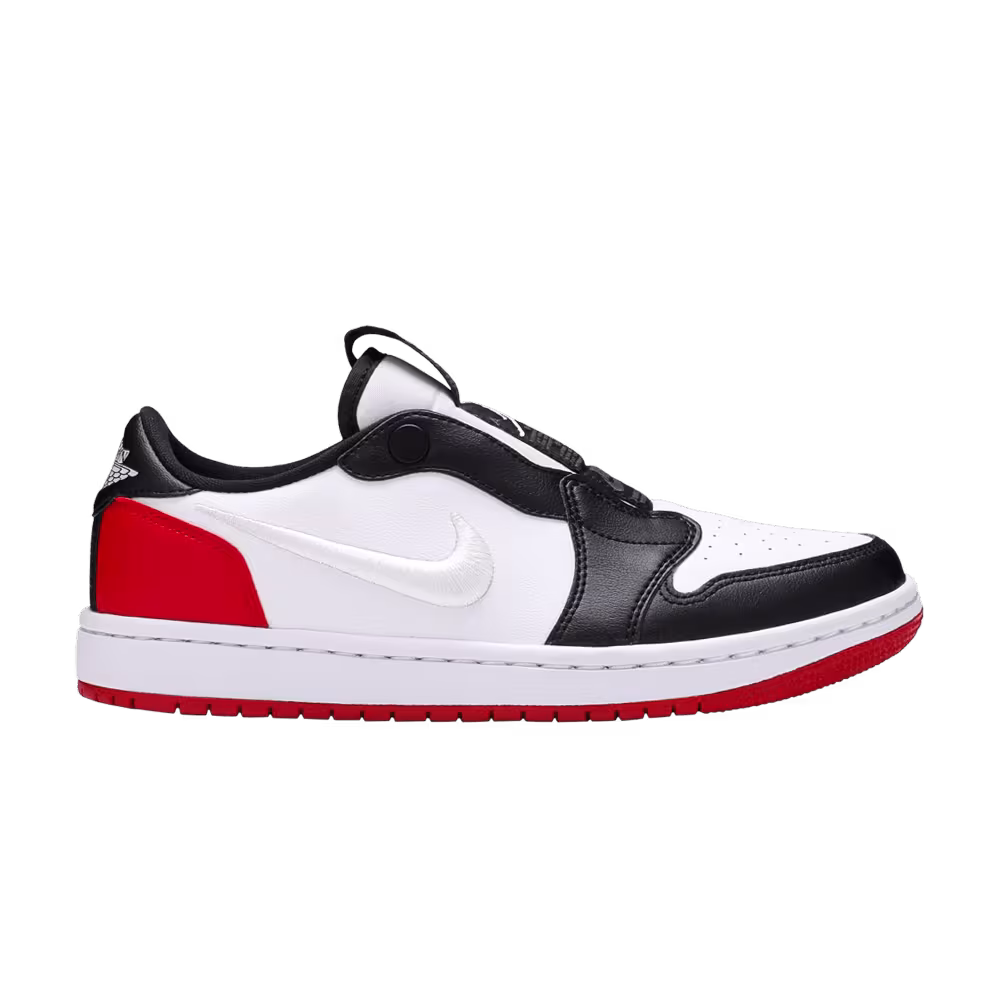 Women's Air Jordan 1 Low Slip Black Toe