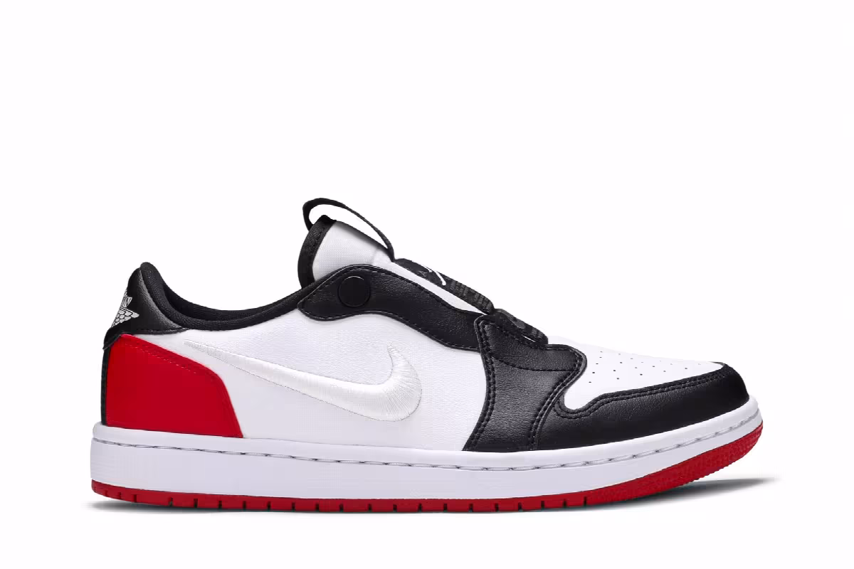 Women's Air Jordan 1 Low Slip Black Toe, view 2