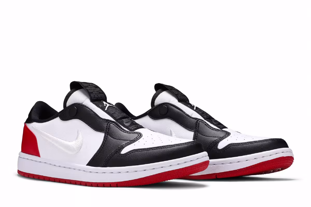 Women's Air Jordan 1 Low Slip Black Toe, view 9