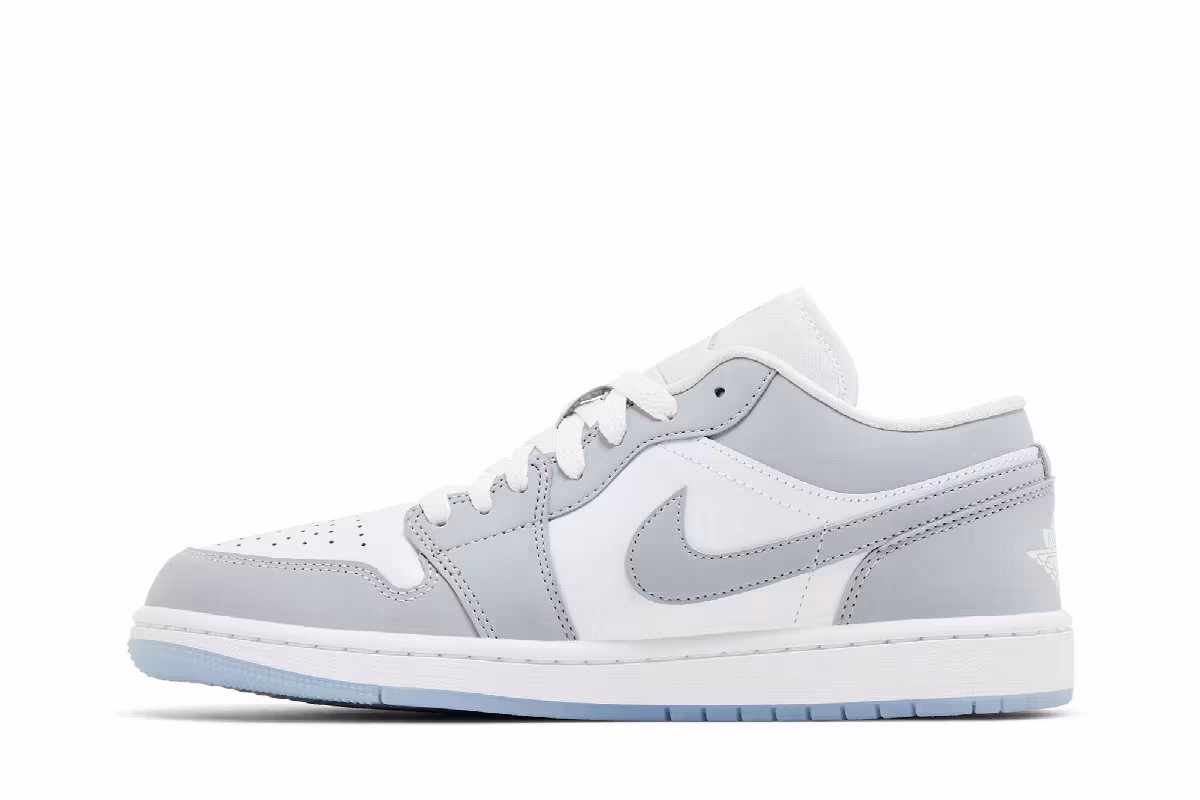 Women's Air Jordan 1 Low White Wolf Grey 2024, view 4