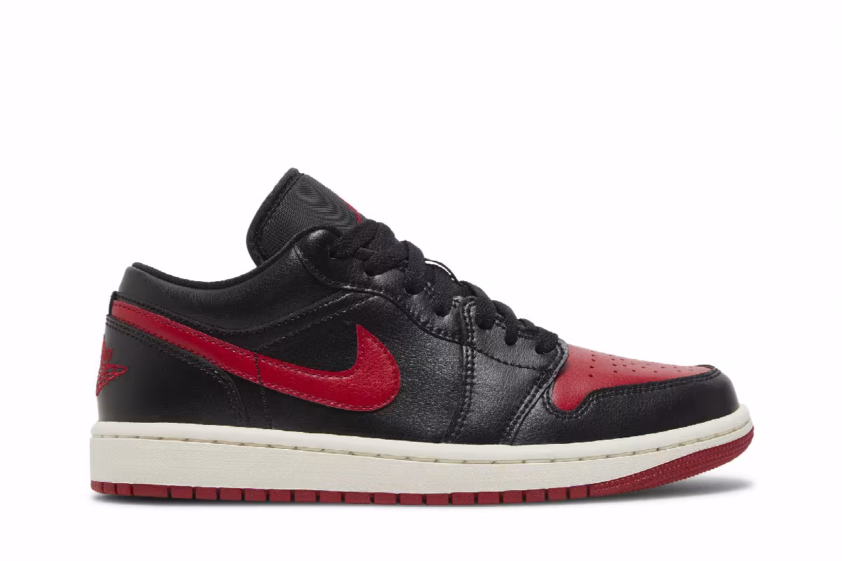 Women's Air Jordan 1 Low Bred Sail, view 2