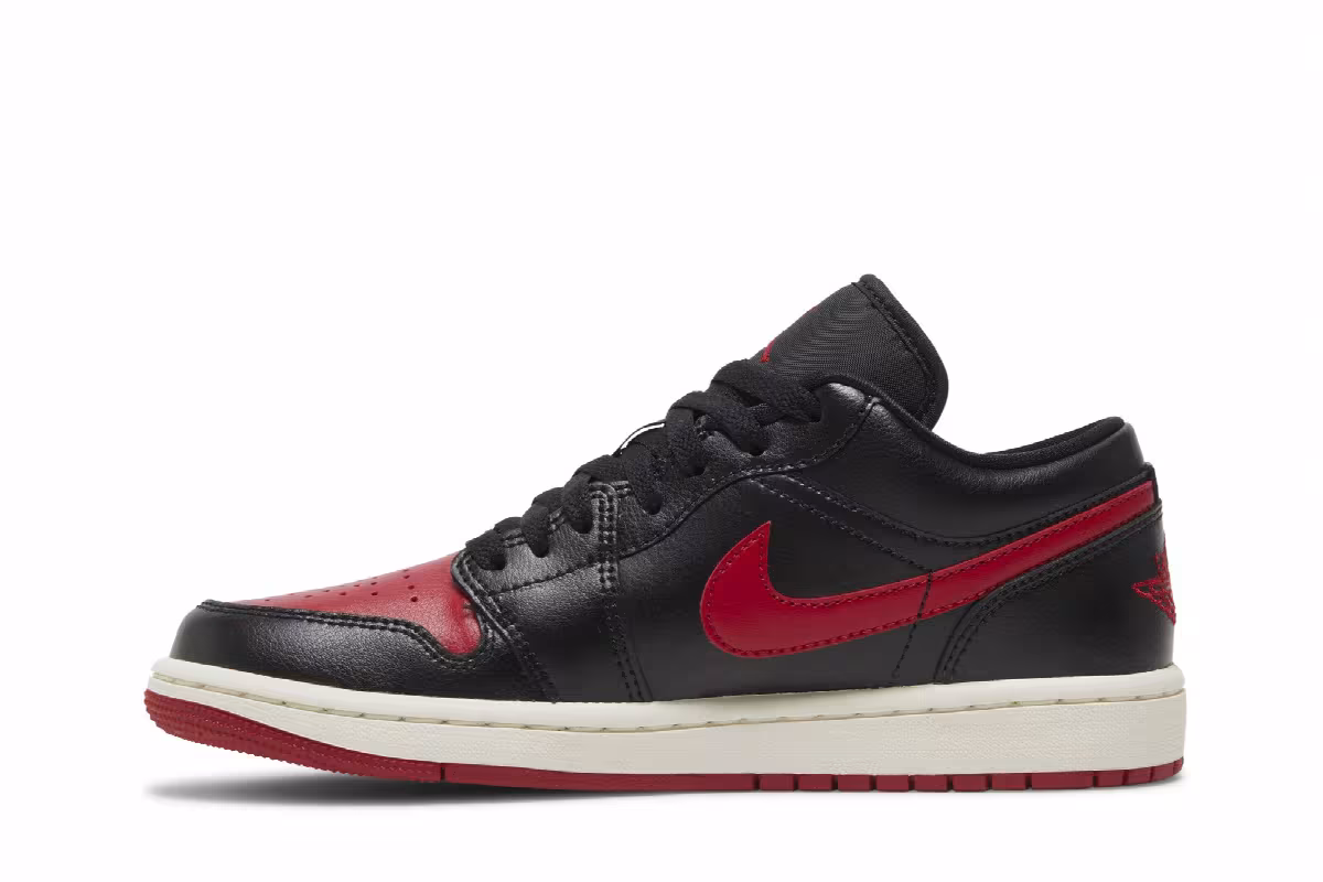 Women's Air Jordan 1 Low Bred Sail, view 4