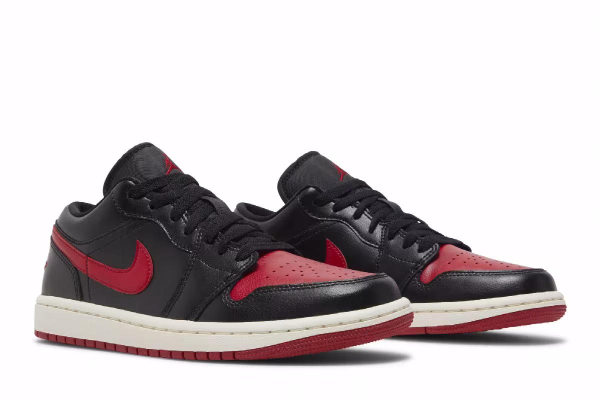 Women's Air Jordan 1 Low Bred Sail, view 9