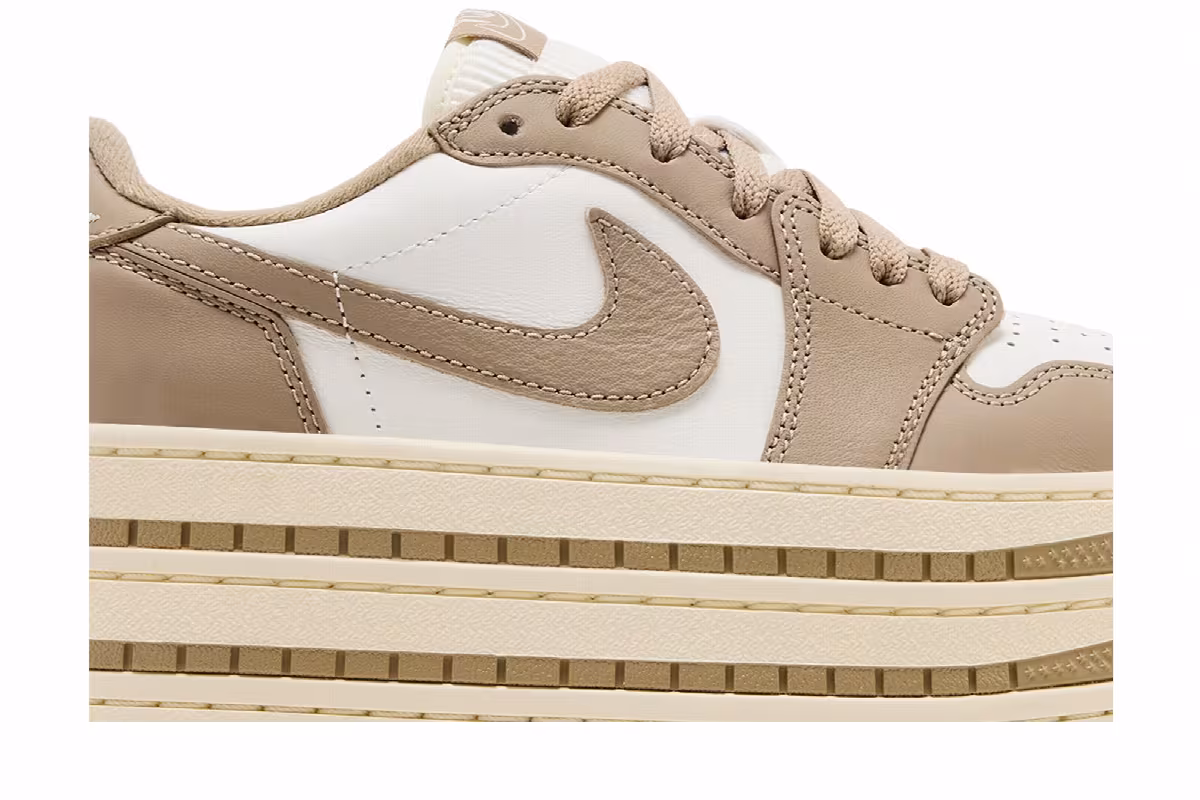 Women's Air Jordan 1 Triple Stack - Khaki, view 3