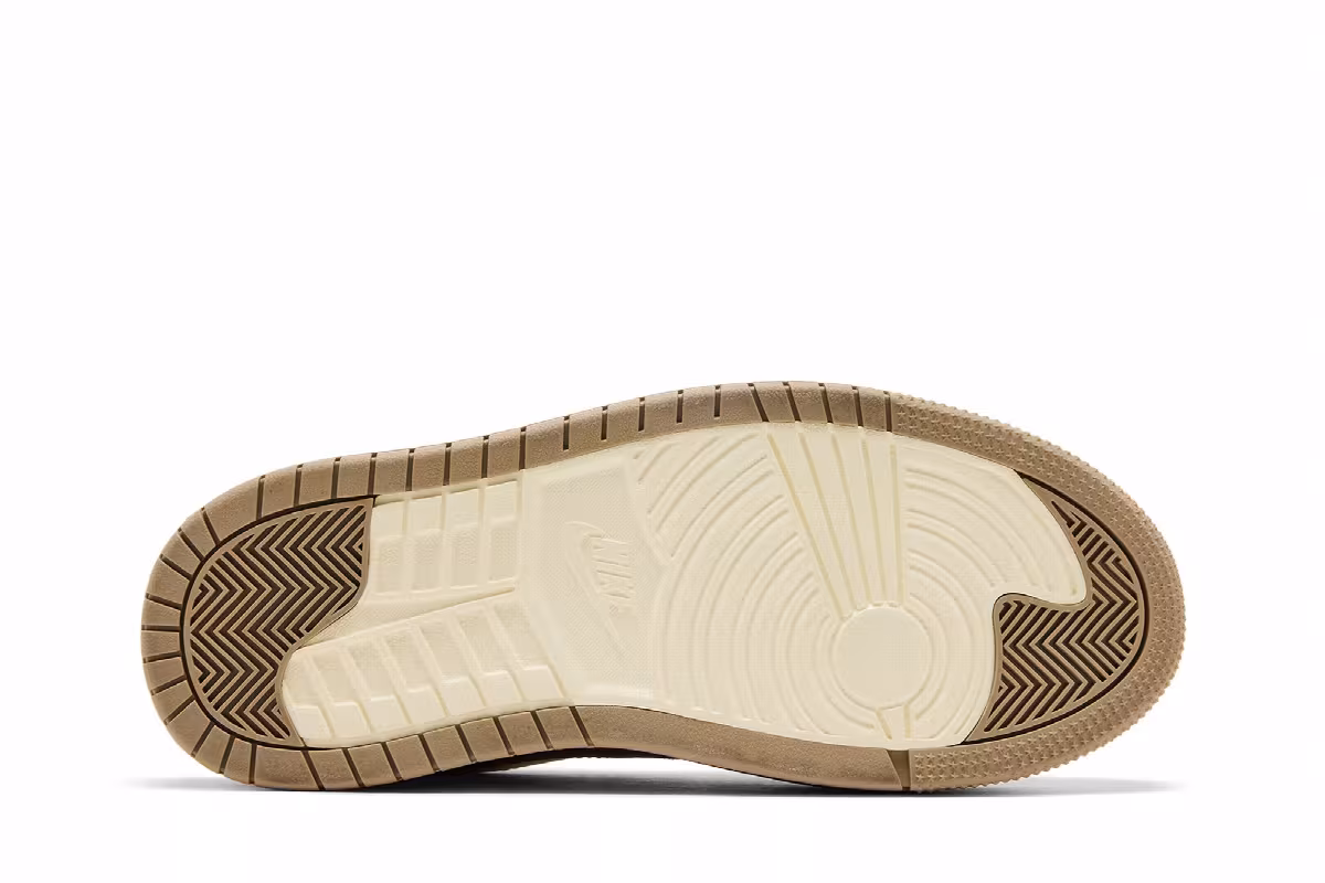 Women's Air Jordan 1 Triple Stack - Khaki, view 5
