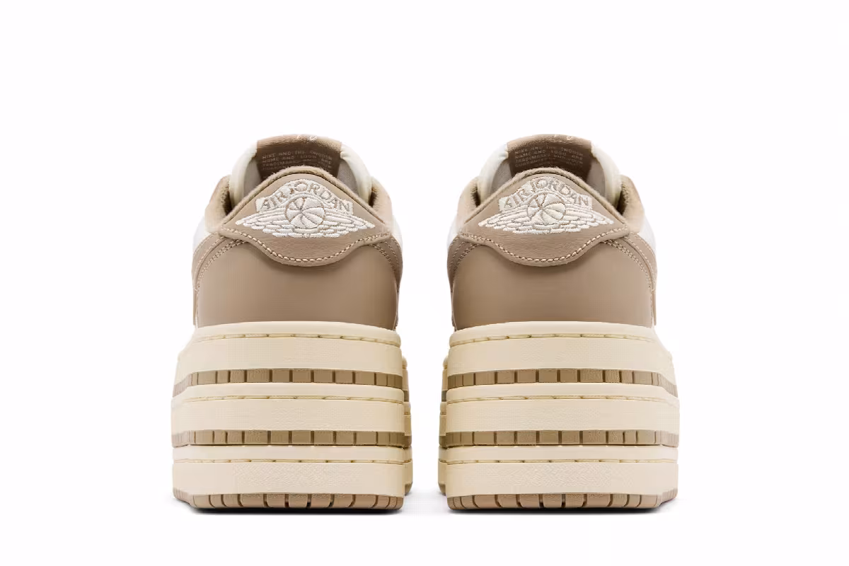 Women's Air Jordan 1 Triple Stack - Khaki, view 7